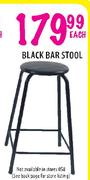 Black Bar Stool