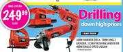 Black & Decker 500W Hammer Drill,700W Angle Grinder,135W Sander,400WSingle Speed Jigsaw-Each