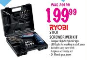 Ryobi Stick Screwdriver Kit