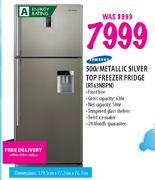 Samsung Metallic Silver Top Freezer Fridge-500 Ltr (RT63NBPN)