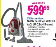 Electrolux 1600W Bagless Cylinder Vacuum Cleaner (Z1860)