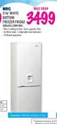 KIC White Bottom Freezer Fridge-314 Ltr (KB6035/2WH WA)