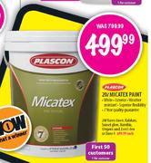 Plascon Micatex Paint-20Ltr