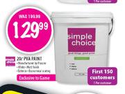 Simple Choice PVA Paint-20Ltr
