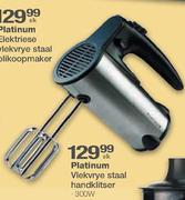 Platinum Vlekvrye Staal Handklitser - 300W Elk