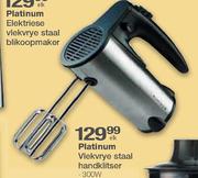 Platinum Vlekvrye Staal Handklitser-300W Elk