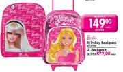 Barbie Trolley Backpack Each