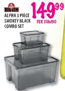 Big Jim Alpha 3 Piece Smokey Black Combo Set