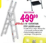 Gravity 3-In-1 Extention Step Ladder (AP300)