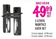 2 Lever Mortice Lock Set-Each