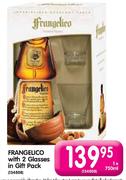 Frangelico With 2 Glasses In Gift Pack - 1 x 750ml