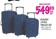 Elegant 3 Piece Trolley Set-50cm, 55cm, 65cm
