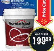 Homestead Classic Acrylic PVA-20L