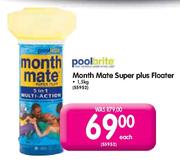 Poolbrite Month Mate Super Plus Floater - 1.5 Kg Each