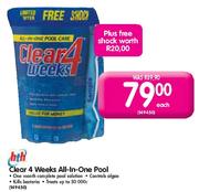 Hth Clear 4 Weeks All-in-1 Pool - Each