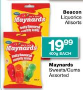 Maynards Sweets/Gums - 400gm Each