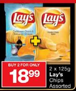 Lay's Chips - 2 x 125gm
