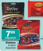 Chelsa Eclairs - 100gm Each