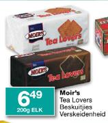 Moir's Tea Lovers Beskuitjies - 200gm Elk