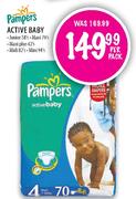 Pampers Active Baby Maxi 70's Per Pack