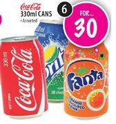 Coca Cola Cans-6x330ml