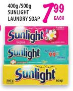 Sunlight Laundry Soap-400gm/500gm Each
