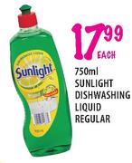 Sunlight Dishwashing Liquid Regular-750ml