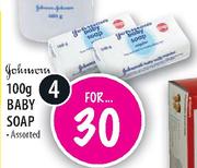 Johnson's Baby Soap-4 x 100gm