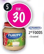 Purity 2nd Foods-5's