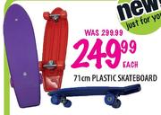 Plastic Skateboard-71cm Each