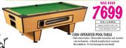 Coin-Operated Pool Table