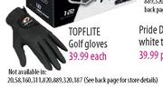 Topflite Golf Gloves-Each