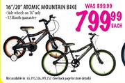 Atomic Mountain Bike-16"/20" Each