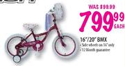 BMX-16"/20" Each