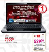 Fujitsu 15.6" Laptop(AH532)