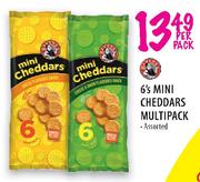 Mini Cheddars Multipack-6's Per Pack