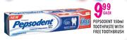 Pepsodent Toothpaste-150ml With Free Toothbrush-Each