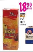 Liqui Fruit Juice-1.5l Each
