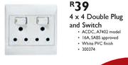 4x4 Double Plug And Switch