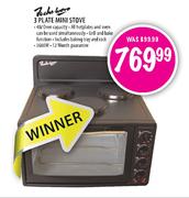 3 Plate Mini Stove-40l