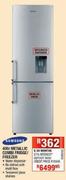Samsung Metallic Combi Fridge/Freezer-400Ltr