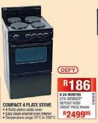 Defy Compact 4 Plate Stove