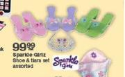 Sparide Girlz Shoe & Tlara Set Assorted-Per Set