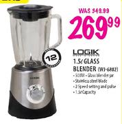 Logik Glass Blender (WJ-6802)-1.5l