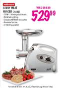 Mellerware Savoy Meat Mincer-550W