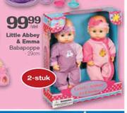 Little Abbey & Emma Babapoppe-29cm Per Stel