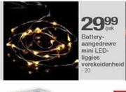 Battery Aangedrewe Mini LED Liggies Verskeidenheid