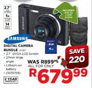 Samsung Digital Camera Bundle (ES90)