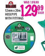 BigJim Hosepipe With Fittings-12mmx20m Each