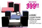 Logik 2.0 Home Theatre System (DVD-8000S) - Each